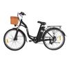 DYU C6 Adult Electric Bicycle 26 Inch Road Tires 350W Motor 36V12.5AH Battery Retro Motorcycle Urban Outdoor E-Bike