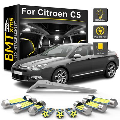 BMTxms Комплект светодиодных ламп для салона автомобиля Для Citroen C5 I C5 II 2000-2012 2013 2014 2015 2016 2017 Canbus Автомобильная лампа Автоаксессуары