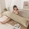 Double Long Pillow Cover with Washed Cotton 1.2M 1.5M 1.8M Couple Extended Envelope Cover (Without Pillow Core)