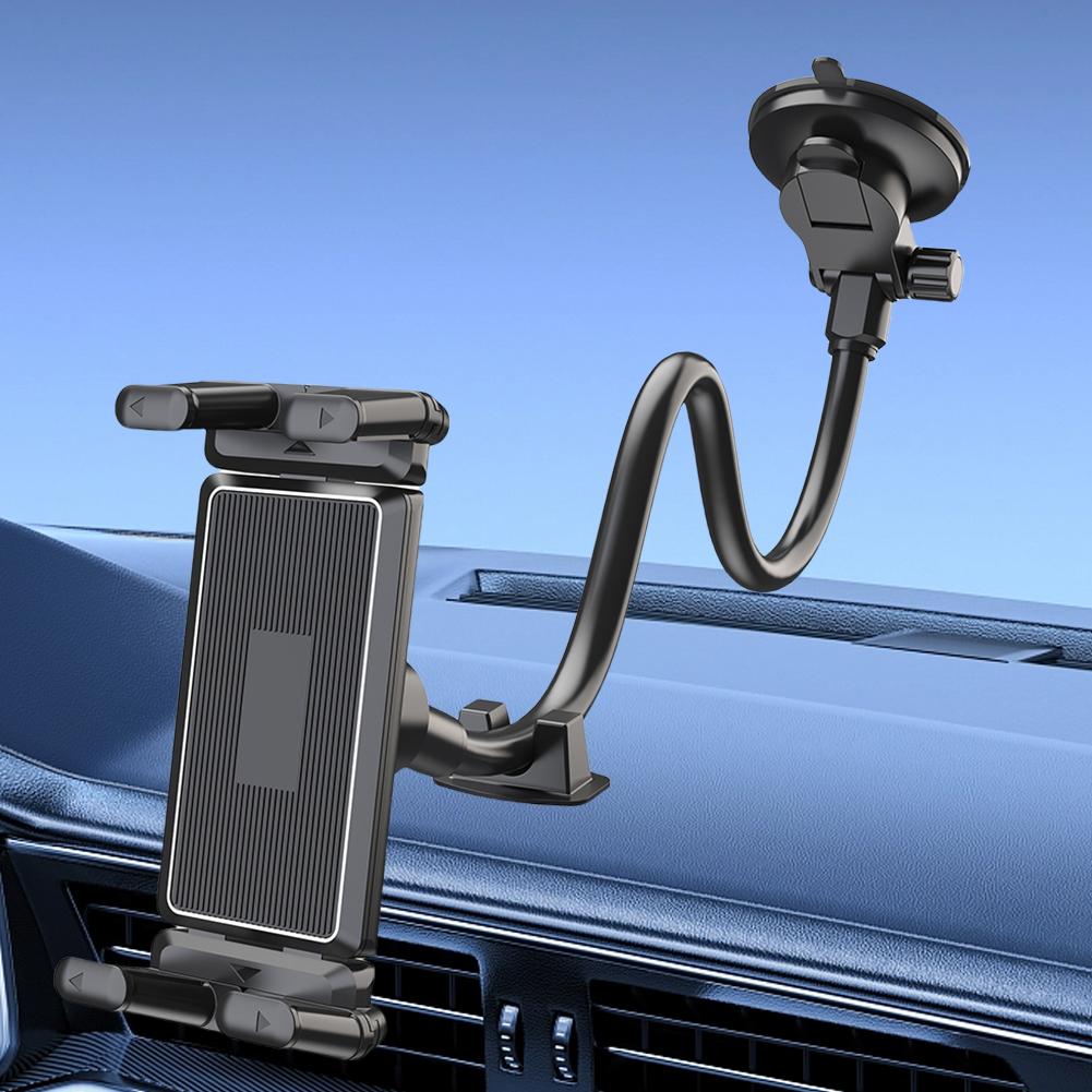 Присоска Крепление для Планшета на Лобовое Стекло Автомобиля Регулируемый Держатель для Телефона и Планшета на Приборную Панель Подставка для Телефона на Окно Грузовика для Автомобиля, Внедорожника
