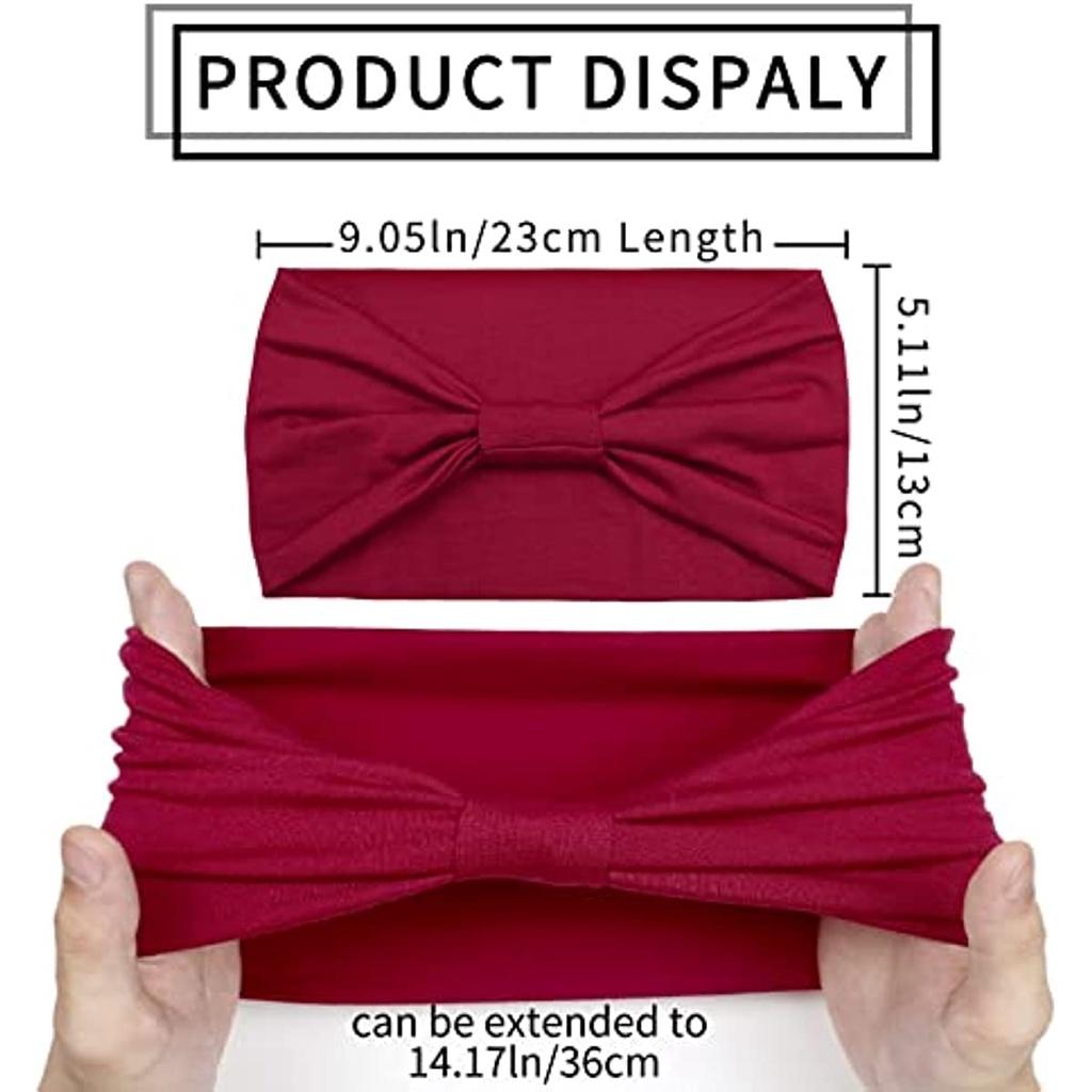 Женская повязка на голову из 4 предметов, широкая эластичная мягкая повязка на голову в стиле бохо с леопардовым принтом, спортивная повязка на голову для йоги, разноцветная женская повязка на голову