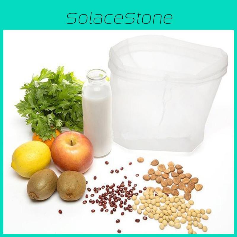 Орех Миндаль Многоразовый Мешок-сито для молока Чай Кофе Соки Фильтр Сыр Марля