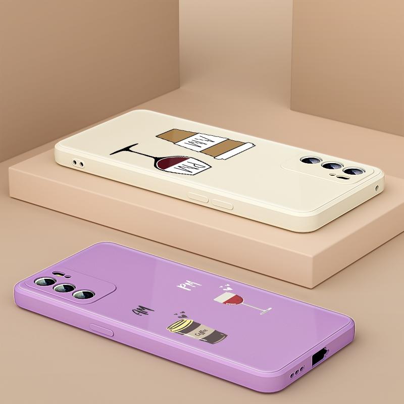 Кружка для кофе и пива для OPPO Reno 5K 5F 4F 4Z 4 6 5 3 2 2F 2Z Z Pro Plus Lite 5G жидкий силиконовый мягкий чехол для телефона Capa