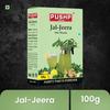 Pushp Jal Jeera Powder Authentic Indian Spice Mix Refreshing Summer Drink Tangy Cumin Mint Blend Flavor Enhancer 100g Box