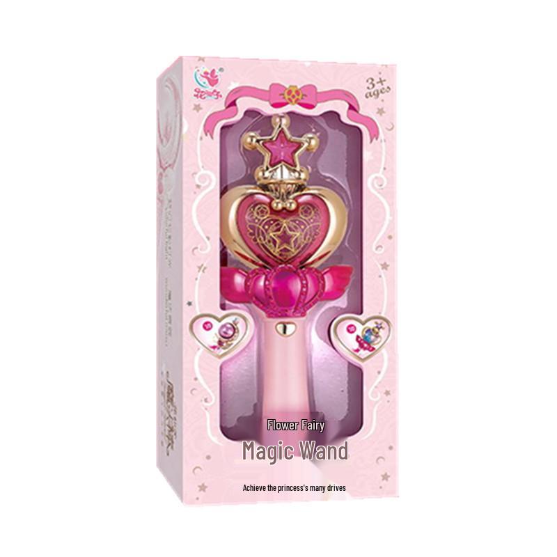 Светодиодная Волшебная Палочка Феи со Звуковыми Эффектами - Мигающая Игрушка Подарок для Девочек