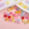 6 мм 80 шт. для изготовления ювелирных изделий, красочные акриловые бусины с глазурью, ювелирные изделия «сделай сам», браслеты, ожерелья, серьги, поделки, материал ручной работы