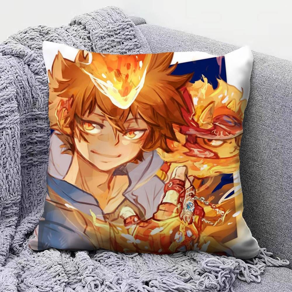 Anime KKatekyo Hitman Reborn Pillow Covers Home Sofa Cushion Covers and Aecorative Custom