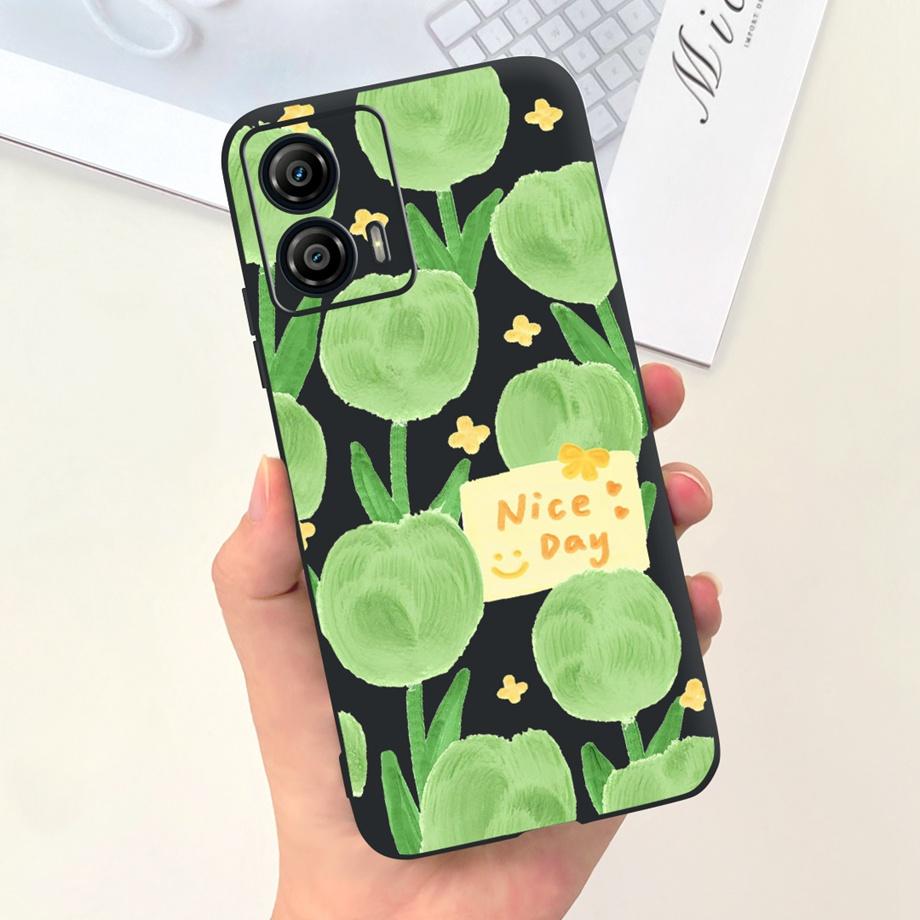 Для Motorola Moto G14 G04 G24 Power G34 G54 Power G64 G84 Чехол для телефона Задняя крышка Стильный узор Мягкий Жидкий силикон ТПУ Чехол