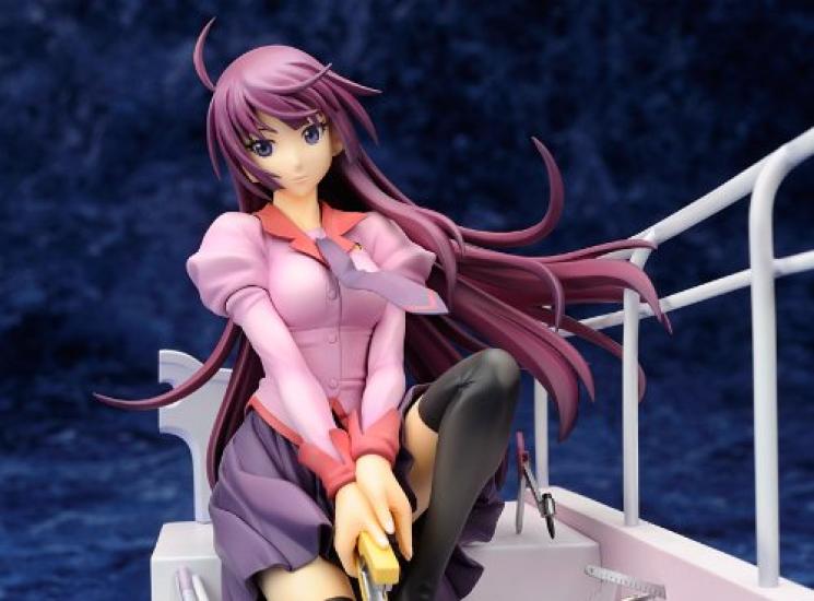 Масштабная модель Bakemonogatari Senjougahara Hitagi из ПВХ, окрашенная - (1/7 продукта) [Игрушки и хобби]