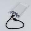 Внешний корпус для 2,5-дюймовых накопителей USB Type C, SATA на USB 5 Гбит/с, прозрачный корпус для HDD/SSD, поддержка для ПК и ноутбуков