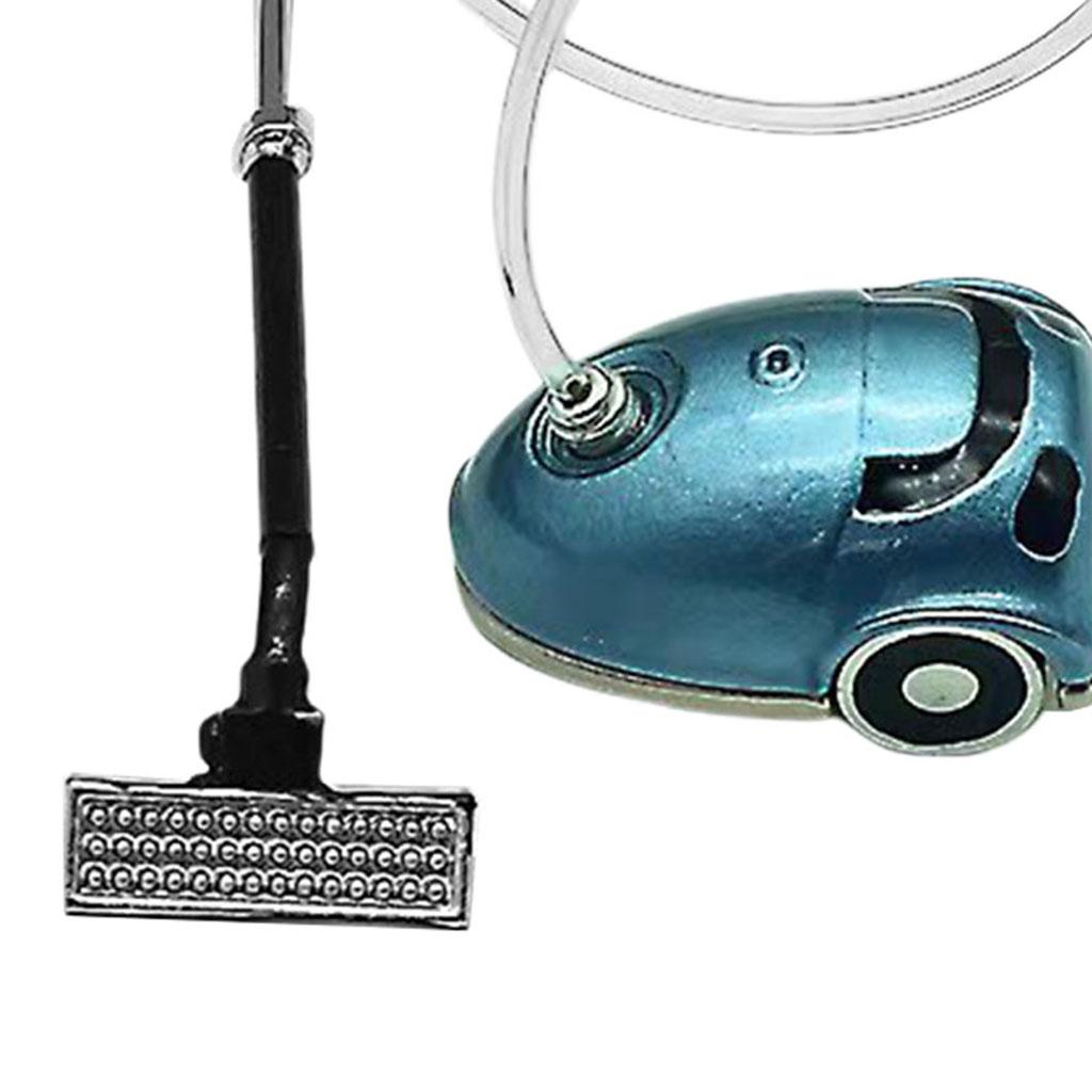1/12 Scale Dolls House Vacuum Cleaner Decoration Pretend Play Modern Dollhouse Accessory Cleaning