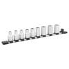 TONE Torx Socket Set E-type HTXE409, 12.7mm (1/2") Drive, 9-piece set.