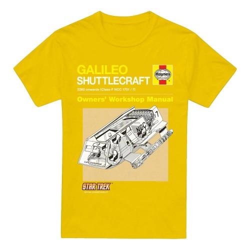 Star Trek Mens Shuttle Manual T-Shirt
