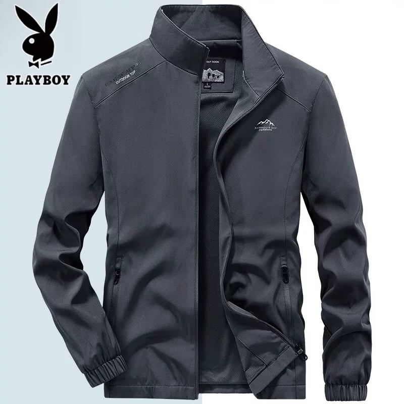 PLAYBOY Мужская повседневная куртка со стоячим воротником