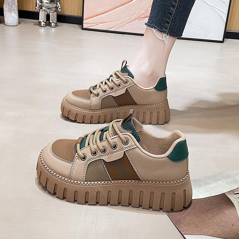 Весенние модные женские туфли в стиле Форреста Гампа 2025 года — повседневные, универсальные, мягкие кроссовки для студентов