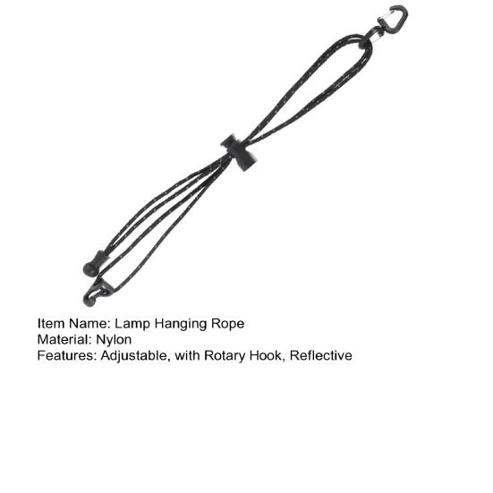 Уличный светильник, подвесной трос, регулируемый многоцелевой светоотражающий трос, рюкзак, поясная палатка, кемпинговый фонарь, подвесной шнур с вращающимся крючком