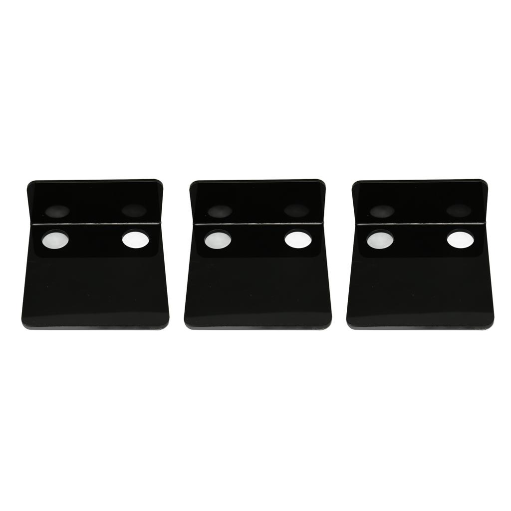 3 PCS Small Security Cameras Wall Shelf with 6 Cable Clips 10PCS Tapes Acrylic Waterproof Drill Free Adhesive Floating