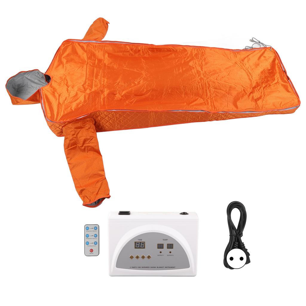 Одеяло для сауны с инфракрасным излучением, повышенное осушение, домашнее одеяло для сауны с детоксикацией и рукавами-шапочками