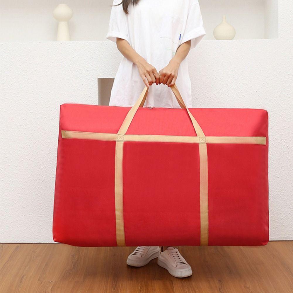 Bidirectional Zipper Clothes Quilt Packaging Bag Foldable Moving Bag Home Storage Bag Moving