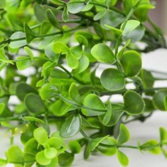 1шт зеленые искусственные поддельные пластиковые листья эвкалипта растение домашний декор сада