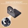 2Pcs Gear Motor Bracket Heavy Duty Aluminum Alloy Motor Holder for Small Motors Horizontal Mounting Bracket Rust Proof Design