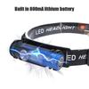 6000Lumens Led Headlamp Xpe+Cob Headlight Head Torch Flashlight Head Lamp 18650