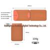 iPhone 15 MagSafe Magnetic Card Holder & Stand: Double-Sided Leather Sleeve