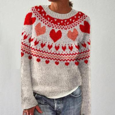 Женский пуловер вязаный свитер с круглым вырезом, цветными блоками, свободного кроя, модный, с длинным рукавом, роскошный, расслабленного кроя, стройнящий и универсальный топ