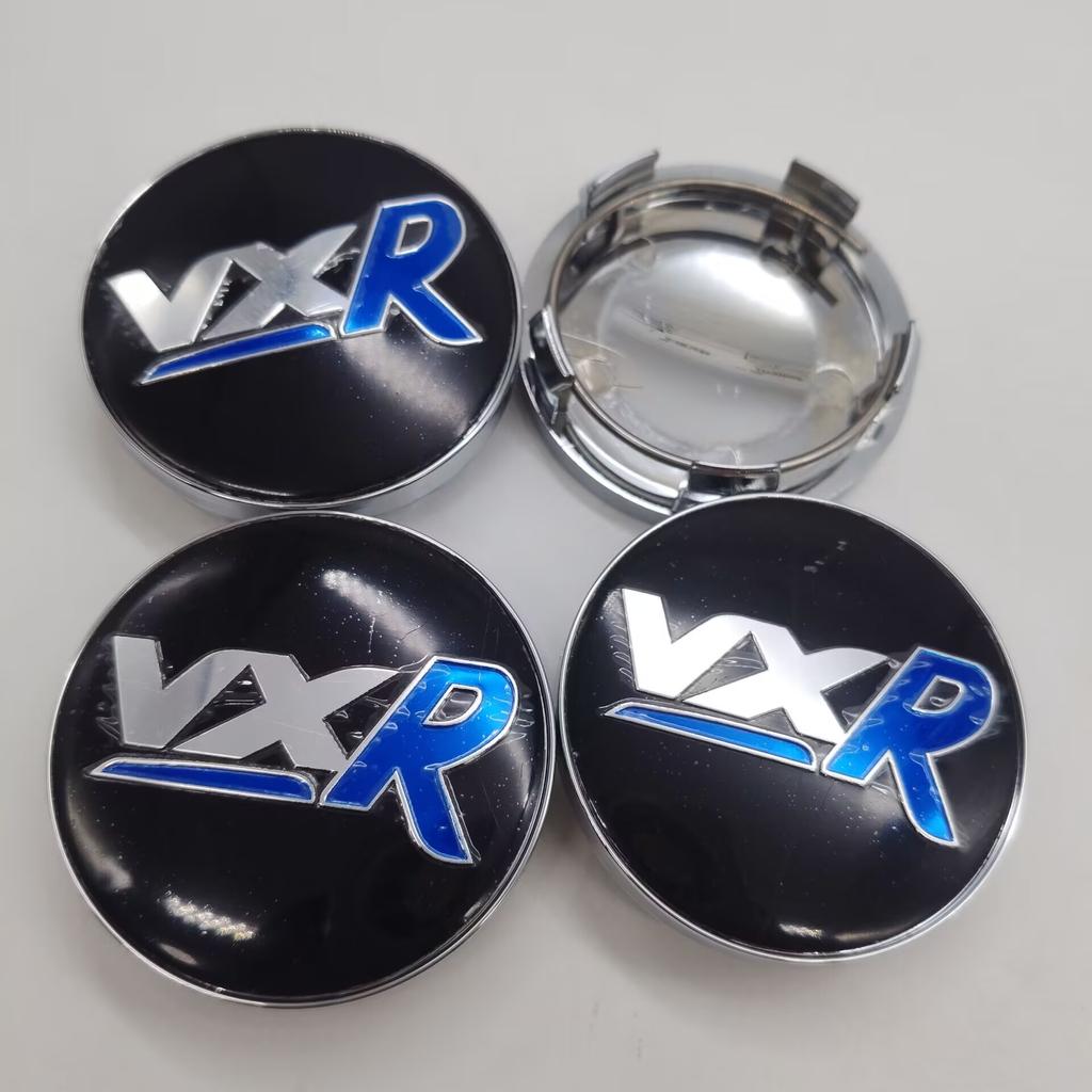 4Pcs/set 58mm With Vauxhall VXR Sticker Car Wheel Center Cap Rim Hub Caps Dustproof Cover Modification Replacement Accessories