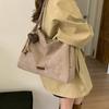 2025 Autumn/Winter Large Capacity Retro Frosted Women's Versatile Crossbody Tote Bag