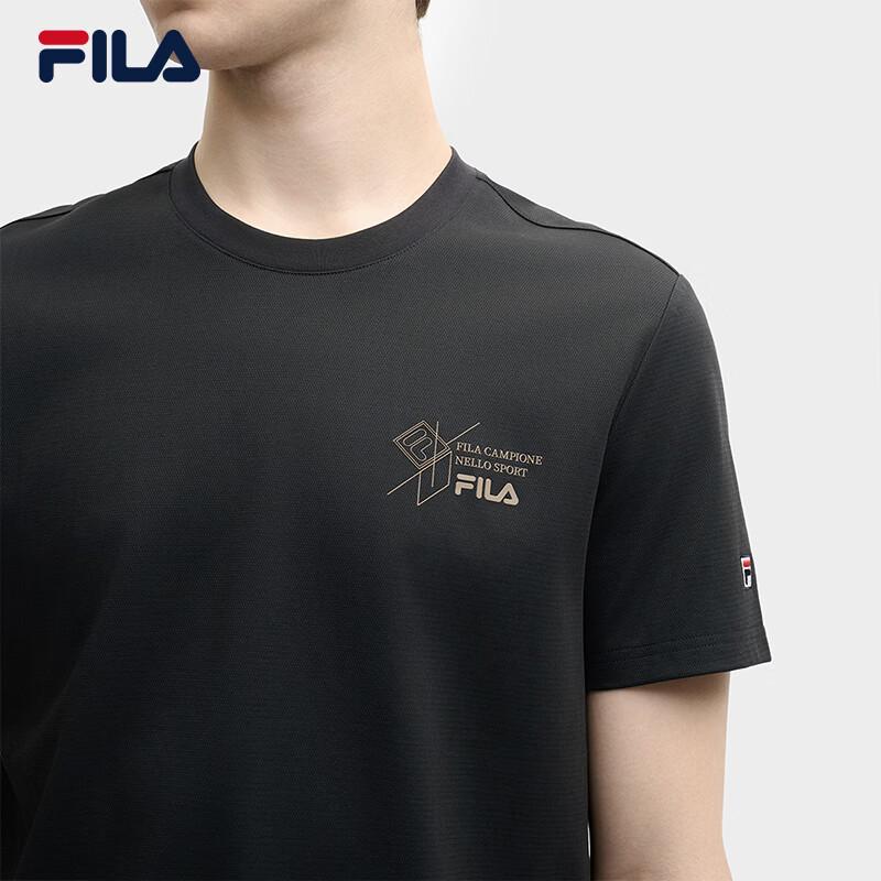 Fila Мужская повседневная спортивная футболка с коротким рукавом