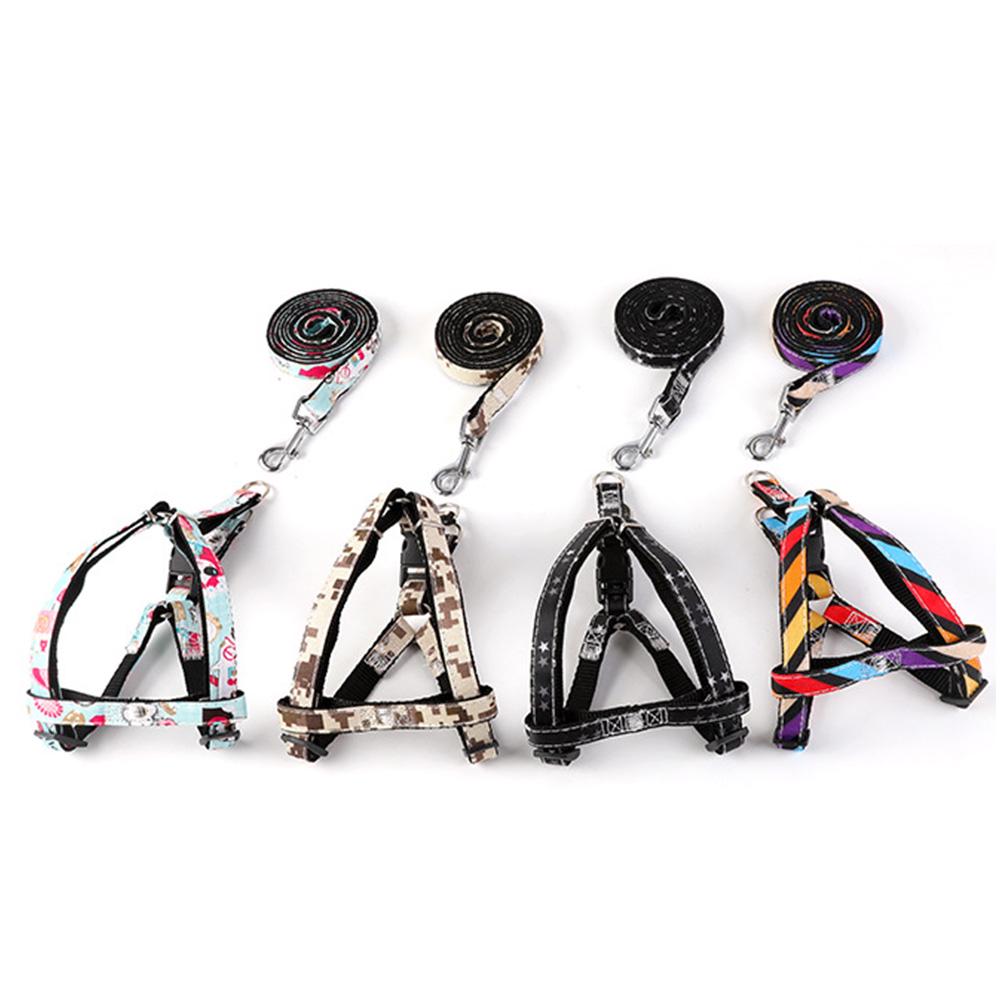 Регулируемый поводок для щенков Pet полиэстер тяга мультяшный ремень аксессуар