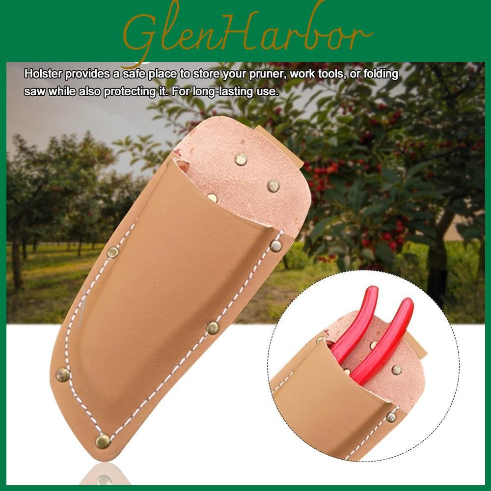 Pouch Shear Professional Garden Pruning Gardening Pruner Shears Sheath Premium Pu Leather Protective Case Cover
