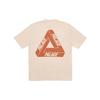 Palace Футболка Reacto Tri-Ferg Оранжевые топы унисекс P24ES033