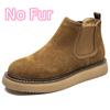 Men's Retro Suede Leather New Arrival Chelsea Boots Men Fashion Ankle Boot Mens Casual British Style Short Boots High-Top Shoes