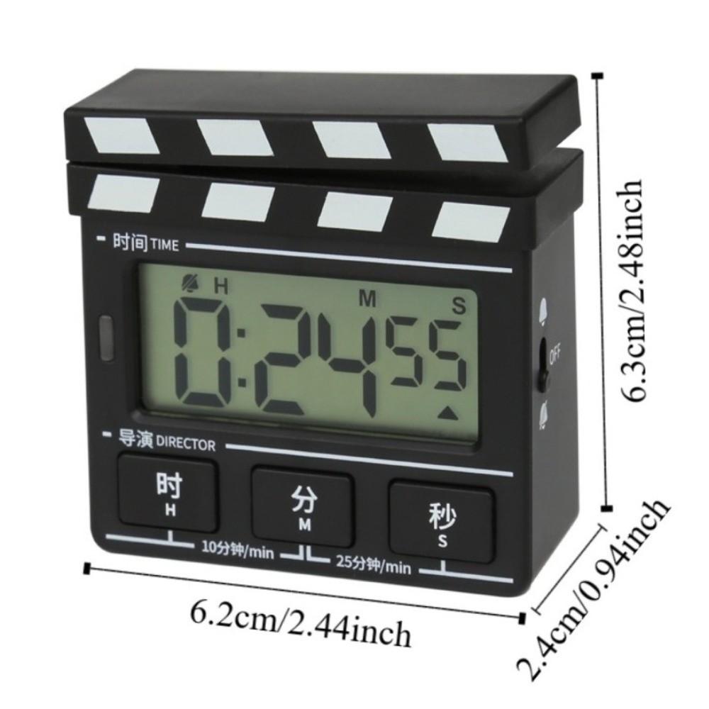 Vintage Countdown Reminder Alarm Clock Multifunctional Magnetic Cooking Timer Meeting