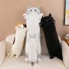 Fluffy Cat Stuffed Toy With Cartoon Animal Shape For Bedroom Decor And Sleep