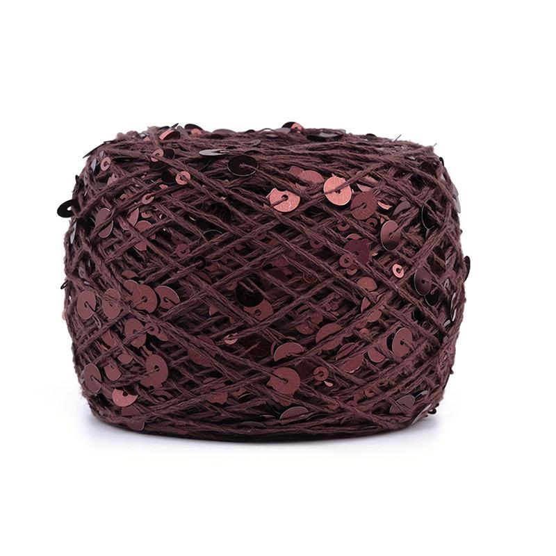 50 г Пряжа с пайетками двойного размера, Пряжа для рукоделия, Толстая декоративная пряжа, Пряжа с блестками для ручной работы, Премиальные причудливые принадлежности для вязания