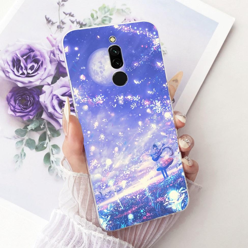 Прозрачный чехол для Redmi 8 Чехол Милый Модный Смешной Расписной Корпус для Xiaomi Redmi 8 M1908C3IC MZB8255IN M1908C3IG M1908C3IH