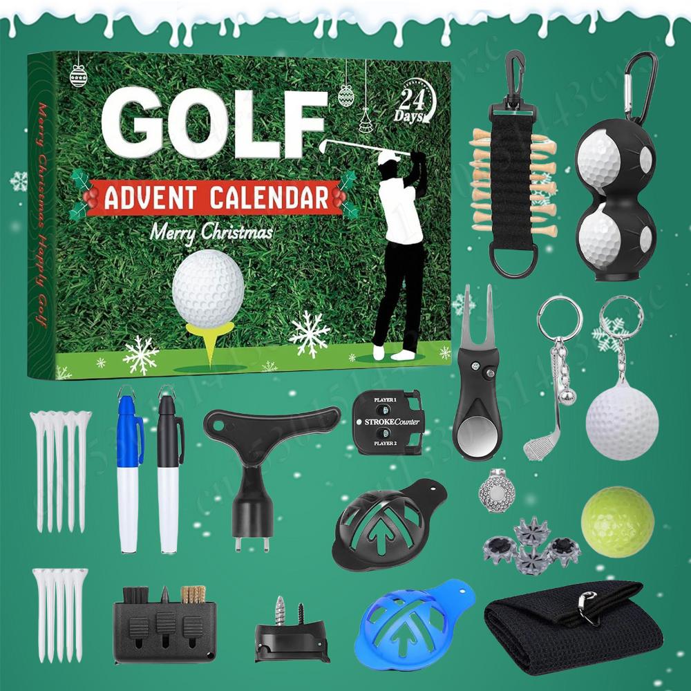 Golf Advent Calendar 2026 Christmas Advent Calendar w/Golf Surprises Golf Accessory Xmas Countdown Calendar Gifts for Golf Lover