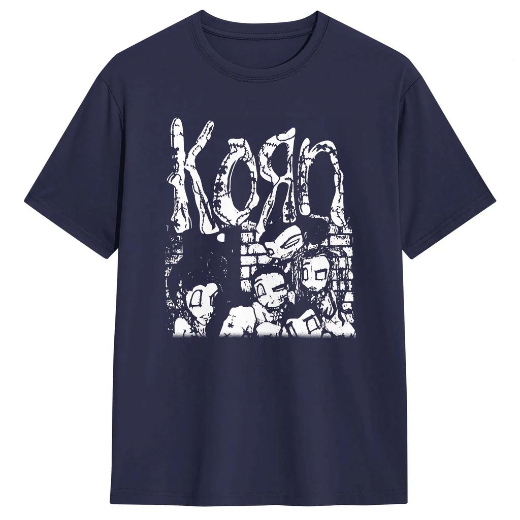 NuMetal Band Korn Issues 2026 Music TShirt Summer Fashion T Shirts Unisex Cotton Crewneck 4XL 5XL 6XL Tees ShortSleeved Tops