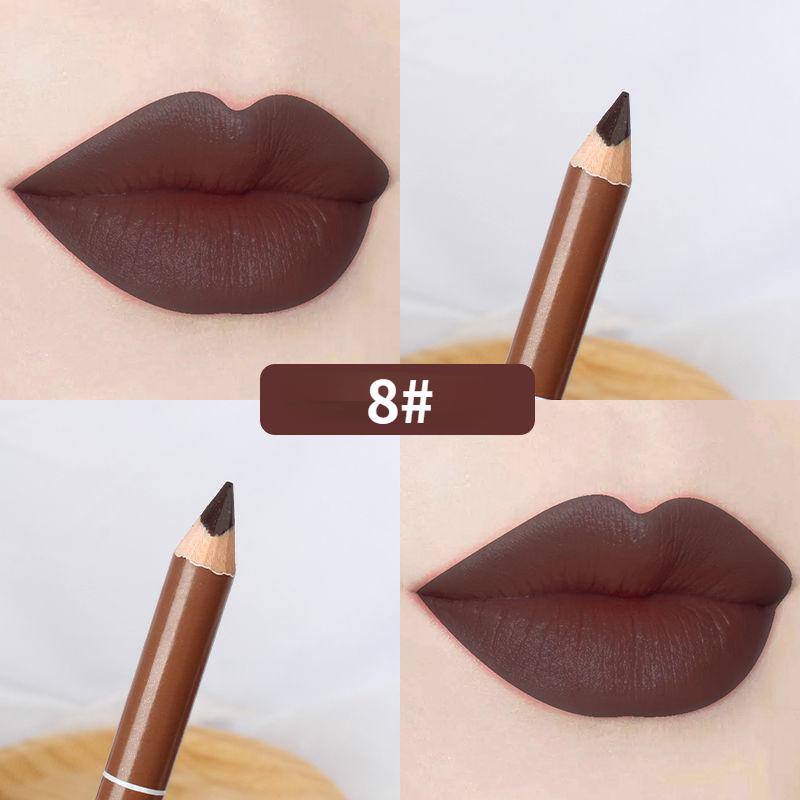 15 цветов губная помада, карандаш для губ, косметическая долговечная водостойкая женская Красота, макияж, матовый макияж