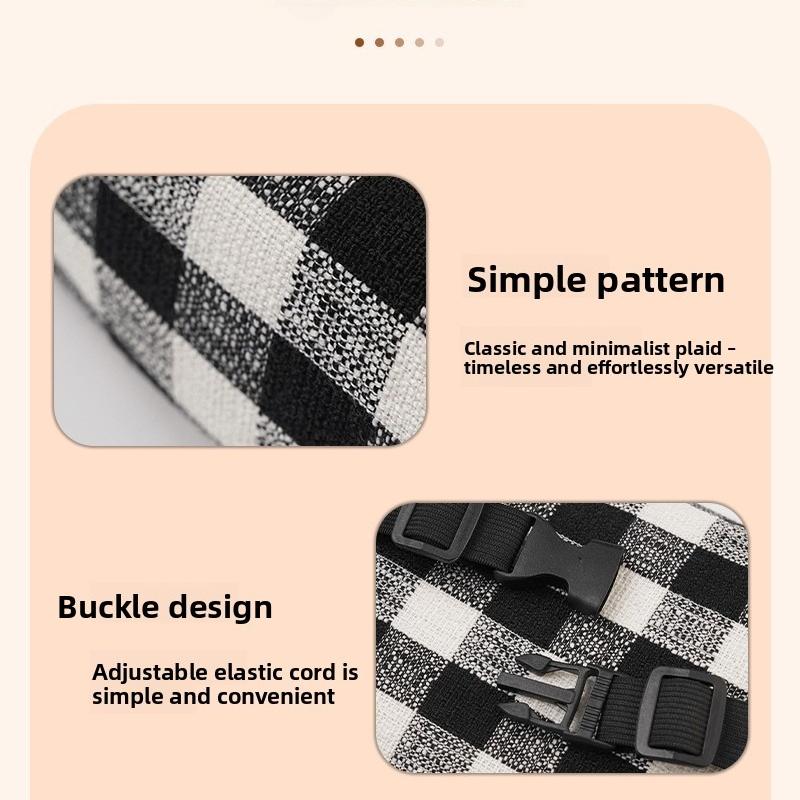 Новая автомобильная коробка для салфеток простая клетчатая автомобильная бумажная коробка для подвешивания в автомобиле высококачественная подвесная сумка креативная милая бумажная коробка