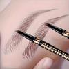 Eyebrow Pencil Long-Lasting Fast Drying 4 Split Head Waterproof Eyebrow Pencil - Precise Tip for Defined Brows - Suitable for All Skin Types