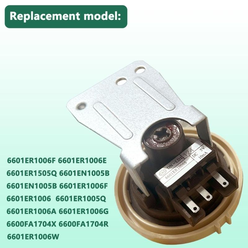 6601ER1006S Washing Machine Water Level Sensor High Precisions Pressure Control Plastic Texture for Enhanced Efficiency