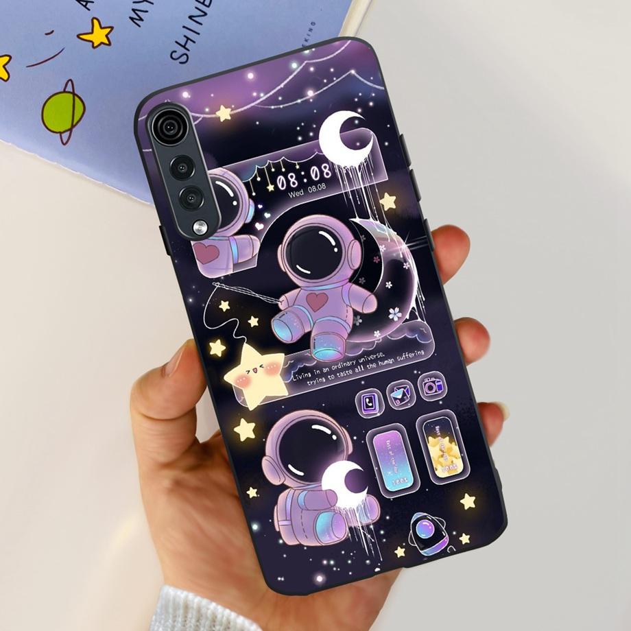 Для LG Velvet 5G 4G / Velvet 5G UW Чехол Милый Мультяшный Панда Цветок Роскошный Мягкий Силиконовый Чехол для Телефона Задняя Крышка Capas