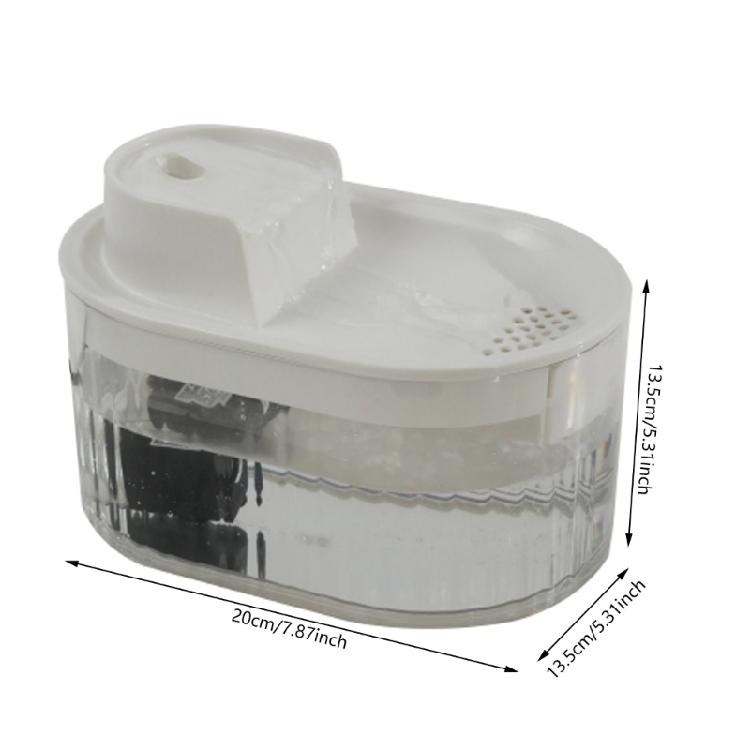 Cats Water Fountains Flowing Water Quiet Automatic Fountain Large Capacity