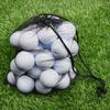 Large Capacity Nylon Golf Ball Mesh Drawstring Bag