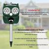 2025 Newest Solar Ultrasonic Cat Repellent Outdoor Cat Repellent Waterproof