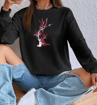 Свитшот с круглым вырезом, теплый и ветронепродуваемый, отлично подходит для многослойности зимой